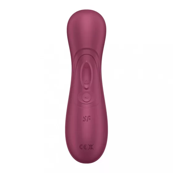 Satisfyer Pro 2. léghullámos csiklóizgató, vibrációval (bordó) (3. generációs) (APP-os)