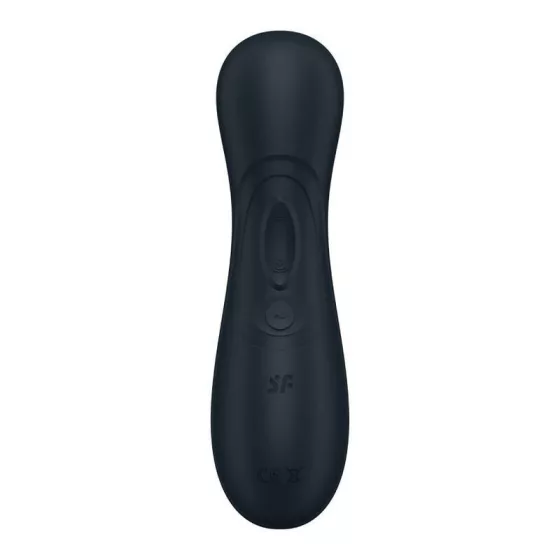 Satisfyer Pro 2. léghullámos csiklóizgató, vibrációval (fekete) (3. generációs) (APP-os)