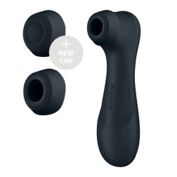   Satisfyer Pro 2. léghullámos csiklóizgató, vibrációval (fekete) (3. generációs)