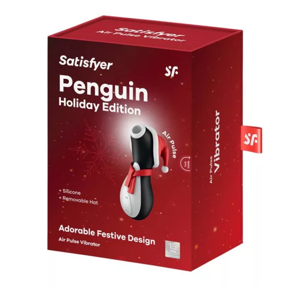 Satisfyer Penguin léghullámos csiklóizgató (Holiday Edition)