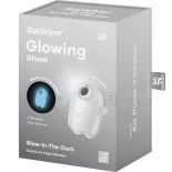  Satisfyer Glowing Ghost léghullámos csiklóizgató, vibrációval (fehér)