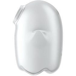   Satisfyer Glowing Ghost léghullámos csiklóizgató, vibrációval (fehér)