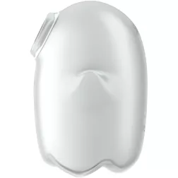   Satisfyer Glowing Ghost léghullámos csiklóizgató, vibrációval (fehér)