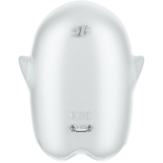 Satisfyer Glowing Ghost léghullámos csiklóizgató, vibrációval (fehér)