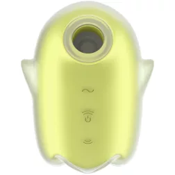   Satisfyer Glowing Ghost léghullámos csiklóizgató, vibrációval (sárga)