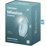   Satisfyer Mission Control léghullámos csiklóizgató, vibrációval (kék)