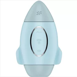   Satisfyer Mission Control léghullámos csiklóizgató, vibrációval (kék)