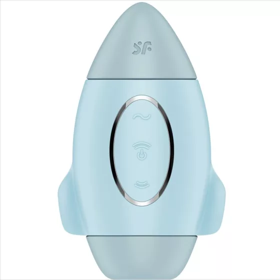 Satisfyer Mission Control léghullámos csiklóizgató, vibrációval (kék)