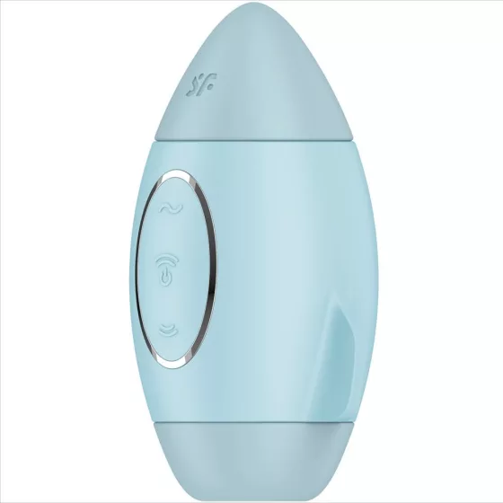 Satisfyer Mission Control léghullámos csiklóizgató, vibrációval (kék)