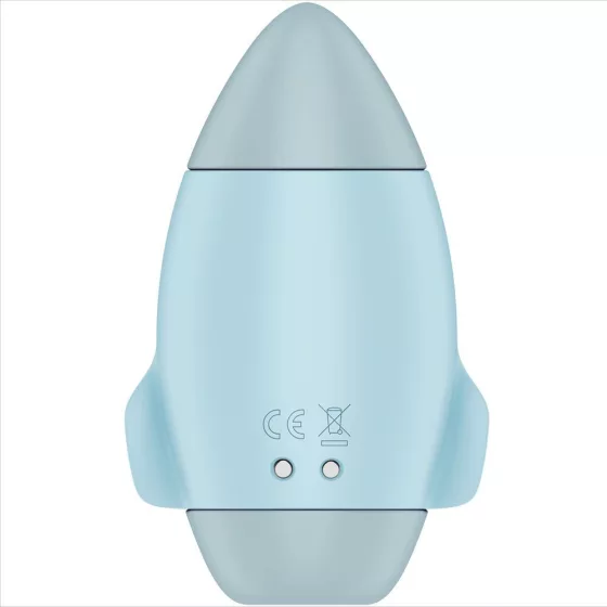 Satisfyer Mission Control léghullámos csiklóizgató, vibrációval (kék)