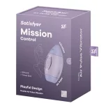   Satisfyer Mission Control léghullámos csiklóizgató, vibrációval (lila).