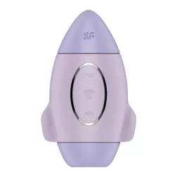   Satisfyer Mission Control léghullámos csiklóizgató, vibrációval (lila).