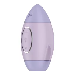   Satisfyer Mission Control léghullámos csiklóizgató, vibrációval (lila).