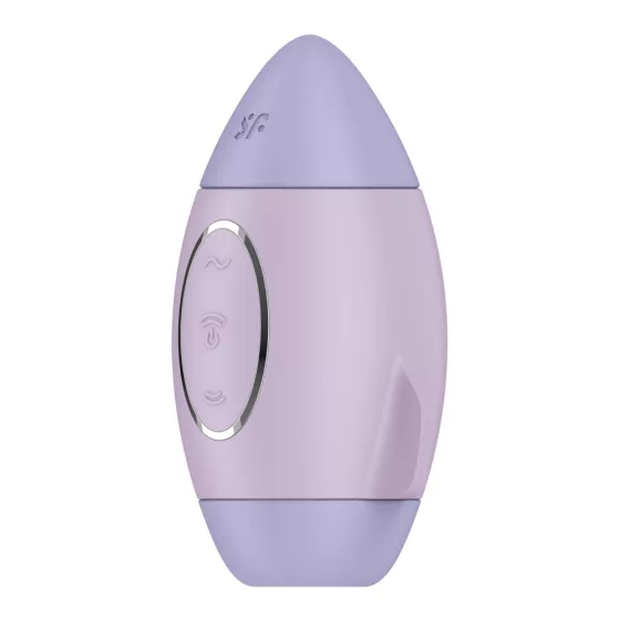 Satisfyer Mission Control léghullámos csiklóizgató, vibrációval (lila).
