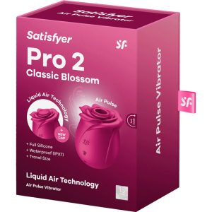 Satisfyer Pro 2 Classic Blossom léghullámos és pulzációs csiklóizgató (rózsaszín)