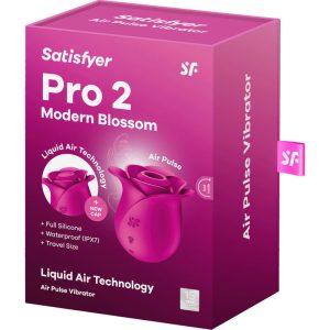 Satisfyer Pro 2 Modern Blossom léghullámos és pulzációs csiklóizgató (pink)