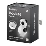   Satisfyer Pocket Panda léghullámos csiklóizgató, vibrációval