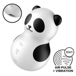   Satisfyer Pocket Panda léghullámos csiklóizgató, vibrációval