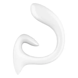   Satisfyer G For Goddess 1 g-pont vibrátor, csiklóizgatóval (fehér).