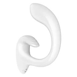   Satisfyer G For Goddess 1 g-pont vibrátor, csiklóizgatóval (fehér).