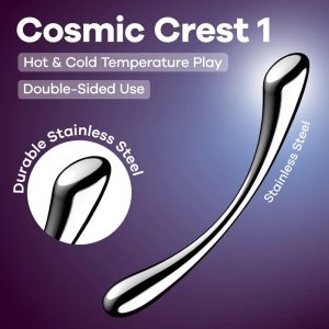 Satisfyer Cosmic Crest 1 acél dildó