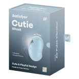   Satisfyer Cutie Ghost léghullámos csiklóizgató, vibrációval (kék)