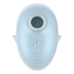   Satisfyer Cutie Ghost léghullámos csiklóizgató, vibrációval (kék)