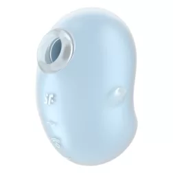   Satisfyer Cutie Ghost léghullámos csiklóizgató, vibrációval (kék)