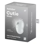   Satisfyer – Cutie Ghost léghullámos csiklóizgató, vibrációval (fehér)
