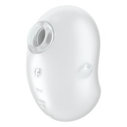   Satisfyer Cutie Ghost léghullámos csiklóizgató, vibrációval (fehér)