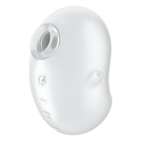 Satisfyer Cutie Ghost léghullámos csiklóizgató, vibrációval (fehér)