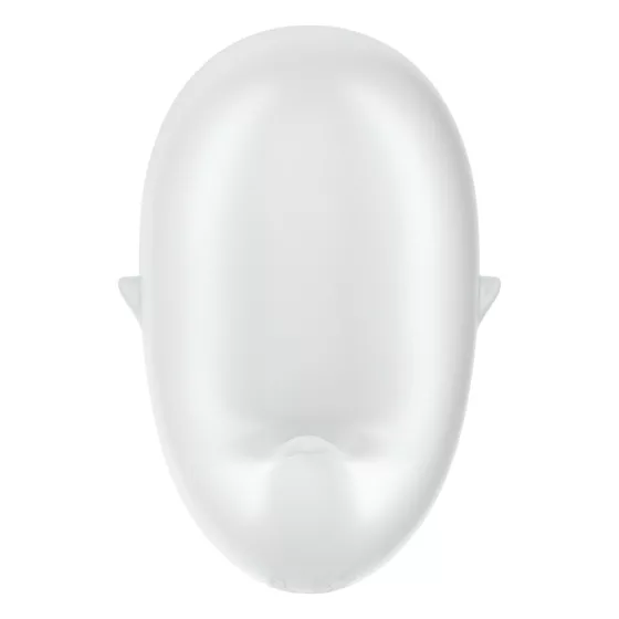 Satisfyer Cutie Ghost léghullámos csiklóizgató, vibrációval (fehér)