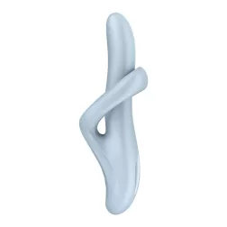   Satisfyer Heat Flex 4 vibrátor, melegítő funkcióval, rotációval (kék)