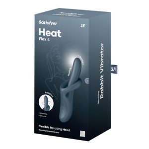 Satisfyer Heat Flex 4 vibrátor, melegítő funkcióval, rotációval (szürke) Satisfyer Heat Flex 4 vibrátor, melegítő funkcióval, rotációval (szürke)