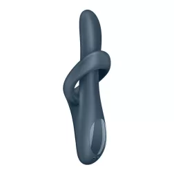   Satisfyer Heat Flex 4 vibrátor, melegítő funkcióval, rotációval (szürke)