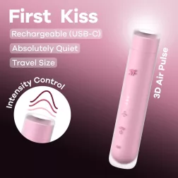 Satisfyer First Kiss léghullámos csiklóizgató