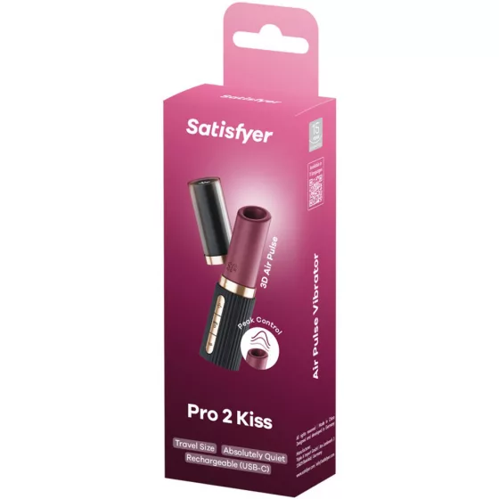 Satisfyer – Pro 2 Kiss léghullámos csiklóizgató