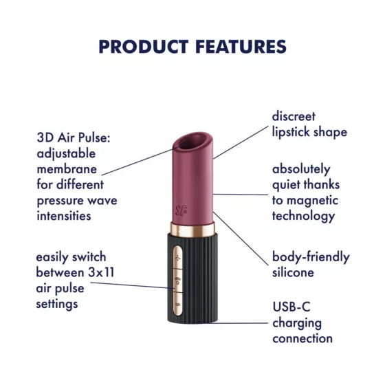 Satisfyer – Pro 2 Kiss léghullámos csiklóizgató