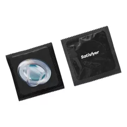   Satisfyer Premium Condoms 53. - 100 db egyedi méretű óvszer (53 mm - M méret).