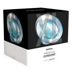   Satisfyer Premium Condoms 60. - 100 db egyedi méretű óvszer (60 mm - XL méret).