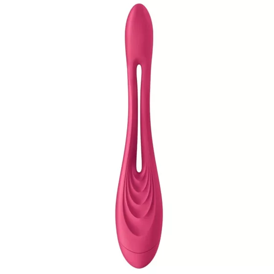 Satisfyer – Elastic Game flexibilis szárú duplavibrátor (rózsaszín - elemes)