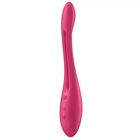Satisfyer – Elastic Game flexibilis szárú duplavibrátor (rózsaszín - elemes)