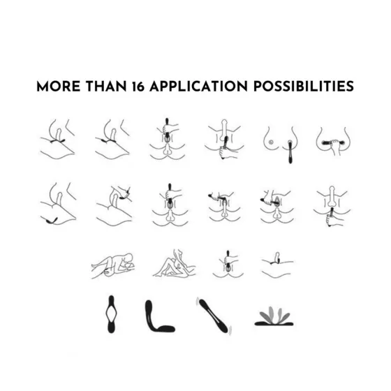 Satisfyer – Elastic Game flexibilis szárú duplavibrátor (rózsaszín - elemes)