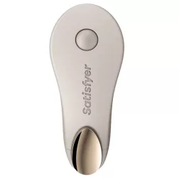   Satisfyer – Little Secret alsóba helyezhető, viselhető vibrátor távirányítóval (fehér, elemes)