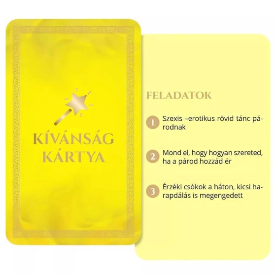 Érzékek Játéka társasjáték felnőtteknek AJÁNDÉKKAL - új kiadás (2026)