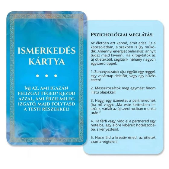 Érzékek Játéka társasjáték felnőtteknek AJÁNDÉKKAL - új kiadás (2026)