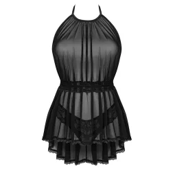 Obsessive Serafia babydoll derékpánttal, és alsó.