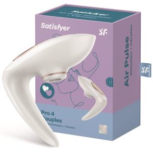 Satisfyer Pro 4 Couples, párvibrátor, léghullámos klitorisz izgatóval