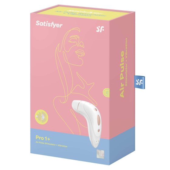 Satisfyer Pro 1+ vibrátor, léghullámos klitorisz izgatóval