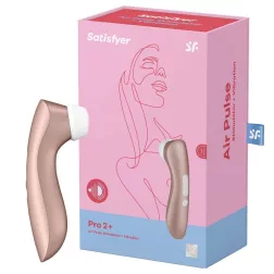   Satisfyer Pro 2 + léghullámos csiklóizgató, vibrációval (arany)